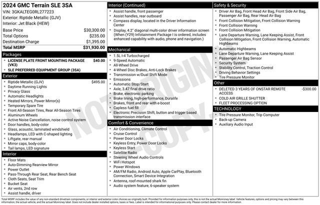 2024 GMC Terrain SLE