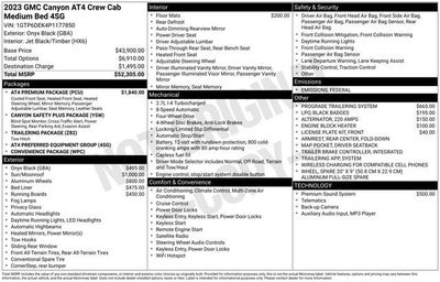 2023 GMC Canyon AT4