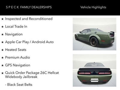2023 Dodge Challenger SRT Hellcat Widebody Jailbreak