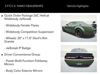 2023 Dodge Challenger SRT Hellcat Widebody Jailbreak