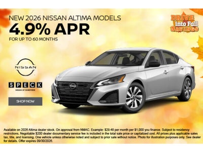 2026 Nissan Altima SV Special Edition