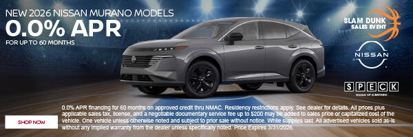 0 apr for 60 months nissan murano
