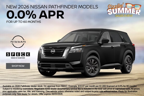 0 apr for 60 months nissan pathfinder