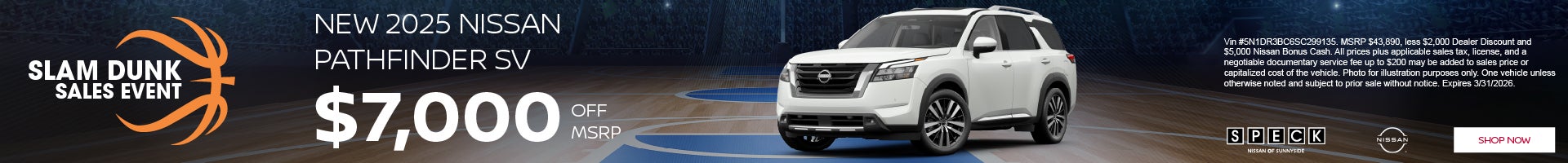 7000 off msrp new nissan pathfinder