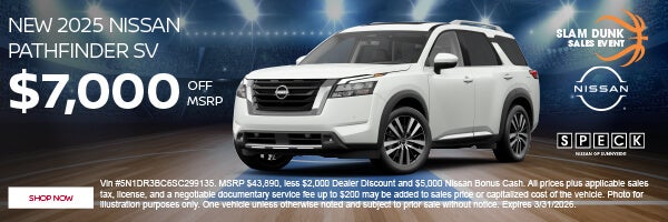 7000 off msrp on nissan pathfinder