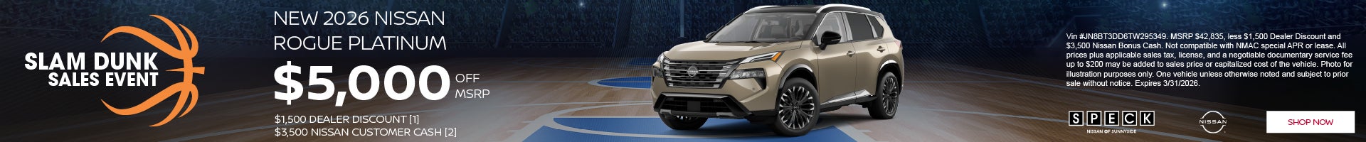 2026 nissan sentra 5,000 off