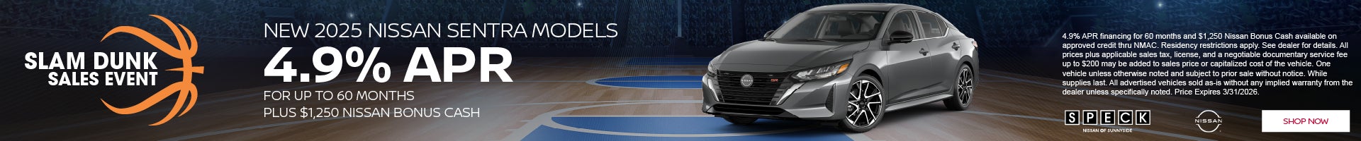 low apr special new 2025 nissan sentra