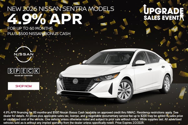 NEW 2026 NISSAN SENTRA MODELS