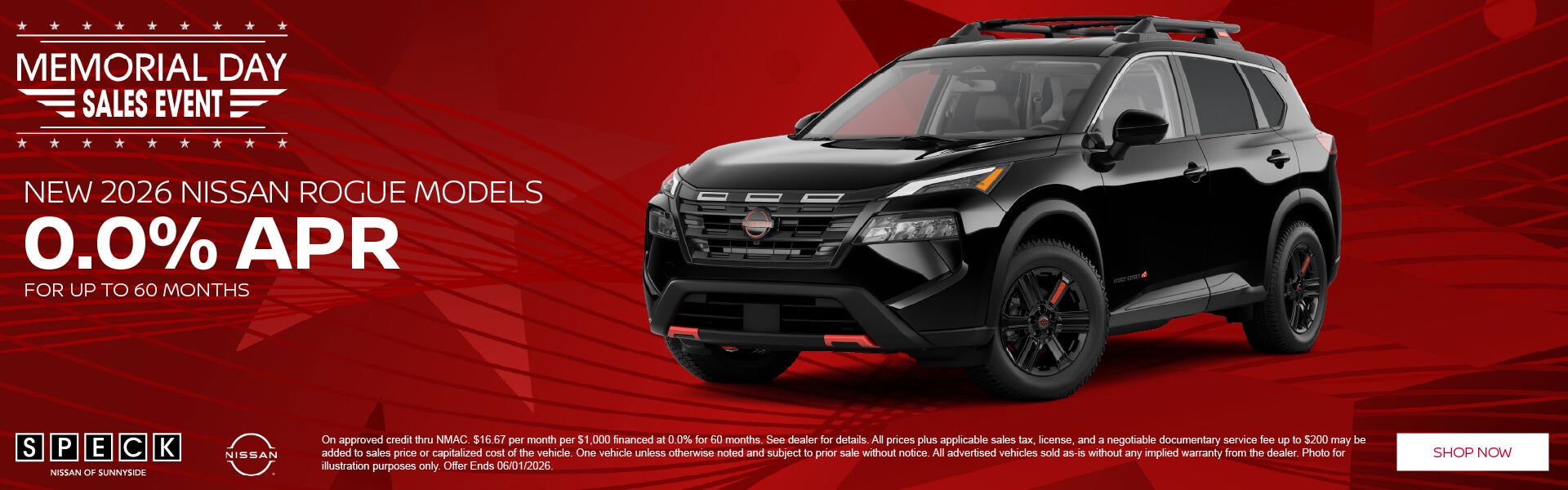0 apr for 60 months nissan rogue