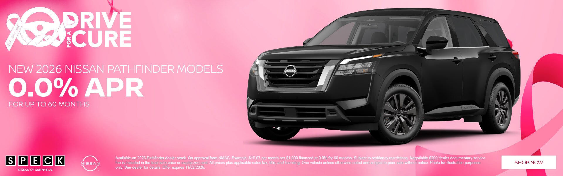 0 apr for 60 months new nissan pathfinder