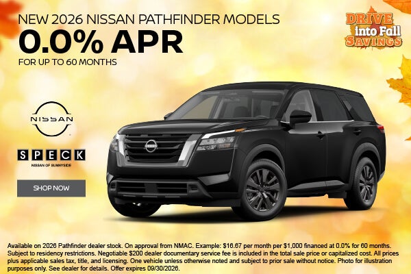 0 apr for 60 months nissan pathfinder